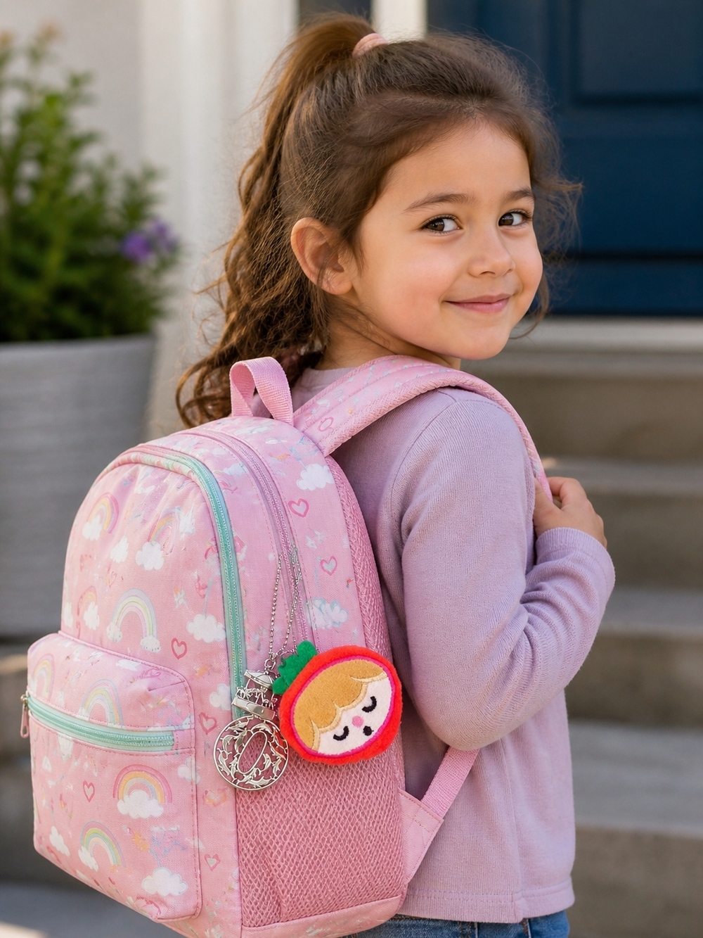 KIDS CUTE MONOGRAM BAG CHARM - Picture 3 of 3